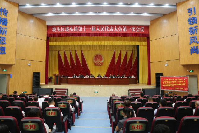 坡头区坡头镇第十一届人民代表大会第一次会议顺利召开